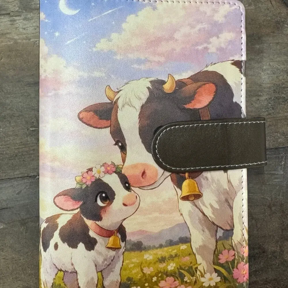 Cow A6 6 Ring Binder & Paper